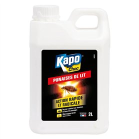 Kapo Choc Insecticide Punaises de lit - Idéal pour traiter les grandes surfaces - Action rapide et radicale - Effet longue durée