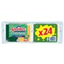 SPONTEX - Gratte-Eponge Stop-Graisse - 12 pack de 2 éponges grattantes vertes protection anti-graisse - 24 éponges