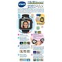 VTech - KidiZoom SmartWatch Max Noire, Montre Digitale Enfant, Photo, Selfie, Vidéo, Écran Tactile Horizontal, Jouet High-Tech,