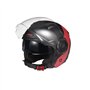 KSK Casque Jet DS ULTRASONIC COPPER & RED Noir et rouge