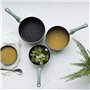 Set de 3 casseroles - LIVOO - MEN125VS - Aluminium revetement antiadhésif - Ø 16 - 18 - 20 cm - Epaisseur 2,5 mm - Manche de 16