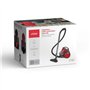 Aspirateur Multi-cyclonique sans sac - LIVOO - DOH136R - 700 W - 16 kPa - 78 dB - 3 L - Filtre lavable - Rouge / Gris