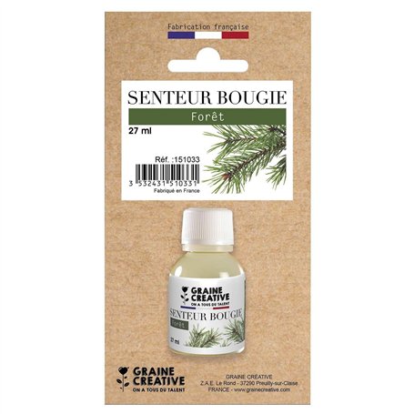 GRAINE CREATIVE Graine Créative Parfum pour Bougie 27 ML Senteur forêt