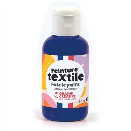 Graine Créative Teinture textile 50 ml - Bleu marine