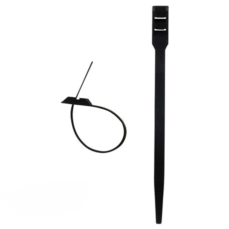 Zenitech - Colliers de Câblage 6 x 175mm - Lot de 100 - Idéal pour Lier et Serrer les Câbles Électriques - Ergonomique - Petits