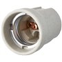 Zenitech - Douille E27 en Porcelaine - Culot à Vis sans Bague - Tension Max 250V - Intensité Max 4A - Idéal pour Éclairage Intér