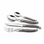 LOU LAGUIOLE - Valisette avec 24 couverts de table pour 6 personnes - Tradition - Acier inoxydable 18/0, Finition Brillante - Gr