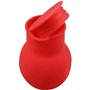 VICMAT Lot de 3 pots en silicone pour fondre le chocolat ou le lait - Pour micro-ondes et bain-marie - Rouge