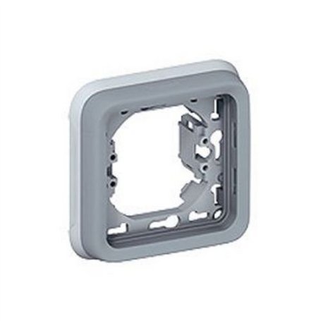 Legrand 069681 Support Plaque Étanche 1 Poste Plexo Composable IP55