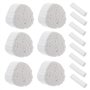 Scicalife 1000Pcs Rouleaux de Coton Dentaire Haute Absorbante Boule de Coton Roulée Tampons de Coton Bouchons de Nez pour Enfant