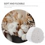Scicalife 1000Pcs Rouleaux de Coton Dentaire Haute Absorbante Boule de Coton Roulée Tampons de Coton Bouchons de Nez pour Enfant