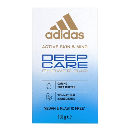 adidas Deep Care Douche Ferme pour elle avec Beurre de Karité Riche Soin Doux pour Peaux Sensibles Vegan 100g