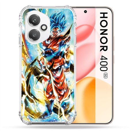 Cokitec Coque Renforcée pour Honor 400 5G Manga Dragon Ball Sangoku Blanc