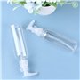 PRETYZOOM 4 Pcs 100 ML Rechargeable en Plastique Pompe Distributeur Bouteilles pour Lotion de Shampooing Conteneurs Ronde Pompe