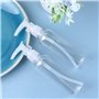 PRETYZOOM 4 Pcs 100 ML Rechargeable en Plastique Pompe Distributeur Bouteilles pour Lotion de Shampooing Conteneurs Ronde Pompe