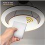 Kit Interrupteur Commande Sans Fil ni Pile avec Adaptateur Douille E27 Connectée - Fonctionne avec Energie Cinétique - Télécomma