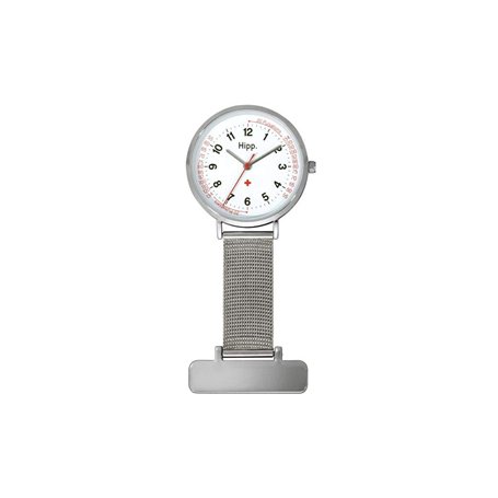 Hipp. Mixte Analogique Quartz Montre avec Bracelet en Maille Milanaise H30001