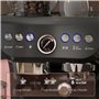 HOMCOM Machine à expresso machine à café à grains 1600W avec moulin à grains, buse vapeur, pompe italienne 15 bars, 1 ou 2 tasse