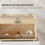 fenêtre en Acrylique et Trous de Ventilation pour Hamsters