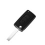 Coque Clé pour Citroen C3 Picasso C5 Peugeot Expert 207 307 308 407 308SW 207SW 308CC 307CC-CE0523-3 Boutons -Modèle sans Emplac