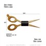 BOBIJOO Jewelry - Noeud Papillon Bois Erable Ciseaux Coiffeur Tendance Ecolo Cuir Noir Fait Main