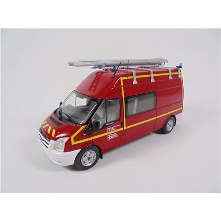 OPO 10 - Camion de Pompiers 1/43 Ford Transit Lanéry Véhicule pour interventions diverses (VID) - Véhicule léger Sapeurs Pompier