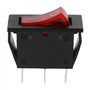 Interrupteur 3 cosses rouge pour Centrale vapeur
