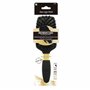 Jean Louis David - Brosse à Cheveux Démêlante - Poils Mixtes en Nylon & Sanglier - Coloris Aléatoire - Doré ou Argent