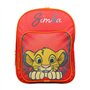 Bagtrotter Sac à dos 31 cm avec poche Disney Le Roi Lion Simba Rouge