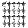 cyclingcolors 20x couvre bec anti-picage 13x40mm avec aiguille de fixation poules petits oiseaux jeunes faisans