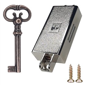 cyclingcolors Serrure espagnolette clé remplacement meuble buffet ancien décoration rustique armoire vintage