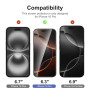 Verre Trempé pour iPhone 16 Pro (6