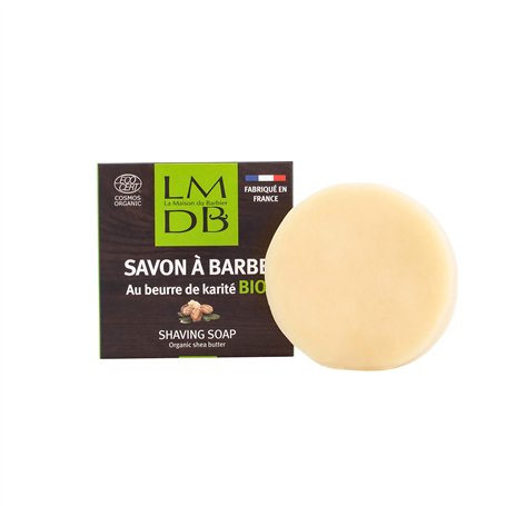 La Maison du Barbier - Savon à Barbe au Beurre de Karité Bio - Ecocert Cosmos Organic