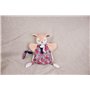 DOUDOU ET COMPAGNIE – BOH’AIME FAON Doudou Marionnette – Peluche Douce en Forme de Faon – Design Fleuri – Idéal pour Jeux d’Évei