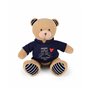 DOUDOU ET COMPAGNIE - Peluche Ours Champs Élysées - 28 Cm - Collection Amour de Paris - Avec Sweat Brodé & Cœur - Doudou Peluche