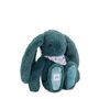 DOUDOU ET COMPAGNIE - Lapin Fleurette Eucalyptus 25 cm – Peluche Bébé Ultra Douce avec Foulard Fleuri – Doudou Naissance Mixte –