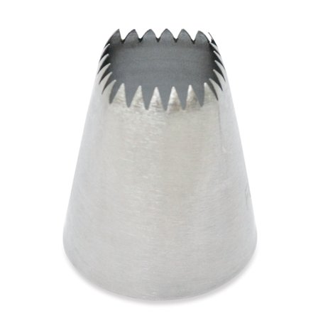 ScrapCooking - Douille Carrée Cannelée en Inox - Douille à Pâtisserie Pochage Carré - Pour Décoration Gâteaux