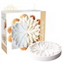 ScrapCooking - Moule Dessus de Tarte & Entremets « Saint-Honoré » - Moule Silicone 3D en Relief - Ø21 x 2