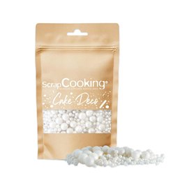 ScrapCooking - Mix décors sucrés Perles Nacrées 60 g - Décoration Alimentaire pour Gâteaux, Pâtisseries - 7470 ScrapCooking - Mix décors sucrés Perles Nacrées 60 g - Décoration Alimentaire pour Gâteaux