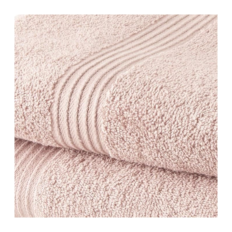 Image secondaire de l'Ensemble de serviettes de toilette TODAY Rose clair 100 % coton