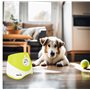 Climsom Lanceur De Balles Automatique pour Chien Ballouf Jouet Interactif avec 6 Balles – Batterie Rechargeable 5h – 3 Distances