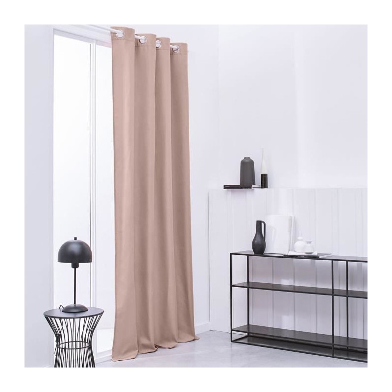 Rideau TODAY Essential Isolation thermique Rose clair 140 x 240 cm