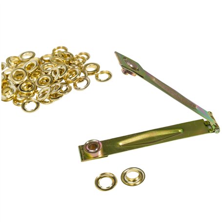 WERKA PRO Pince à bâche avec 50 Oeillets