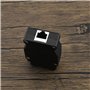 PARENCE : Jeu traditionnel de Domino - 28 pièces plus Boîte en bois et couvercle coulissant Enfant Et Adultes couleur Noir