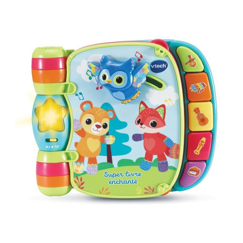 Vtech Baby SUPER LIVRE ENCHANTÉ DES LOULOUS (BLEU)