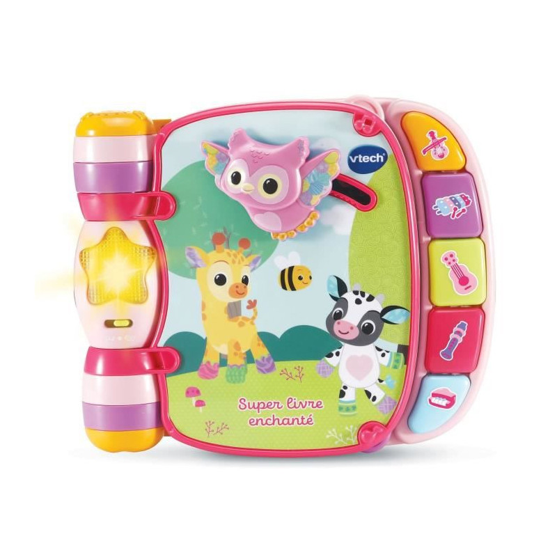 Vtech Baby SUPER LIVRE ENCHANTÉ DES LOULOUS (ROSE)