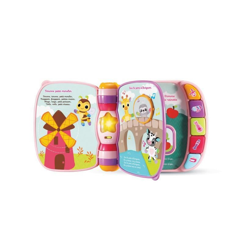 Image secondaire de Vtech Baby SUPER LIVRE ENCHANTÉ DES LOULOUS (ROSE)