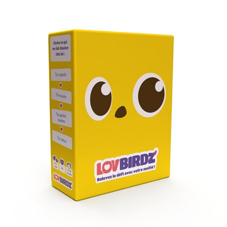 LOVBIRDZ Chouic Jeu de Cartes Couple | Quiz pour Couples pour renforcer sa complicité | 190 Cartes Questions | Cadeau Romantique