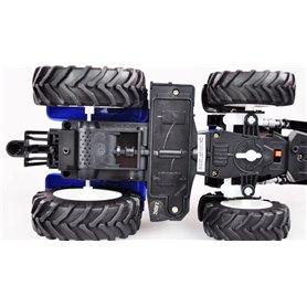 AERZETIX - C65725 - Lot de 10 Boutons à coudre ronds Ø11.5x2.6 mm à 4 trous L18 18L - couleur: bleu, doré - en plastique - confe