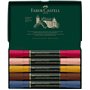 Faber-Castell Albrecht Dürer 160307 Lot de 5 marqueurs aquarelle à double pointe pour une application précise et sur une surface